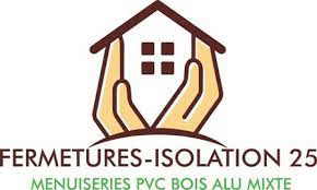 Logo fermetures isolation 25 installateur de volets roulants à Besançon